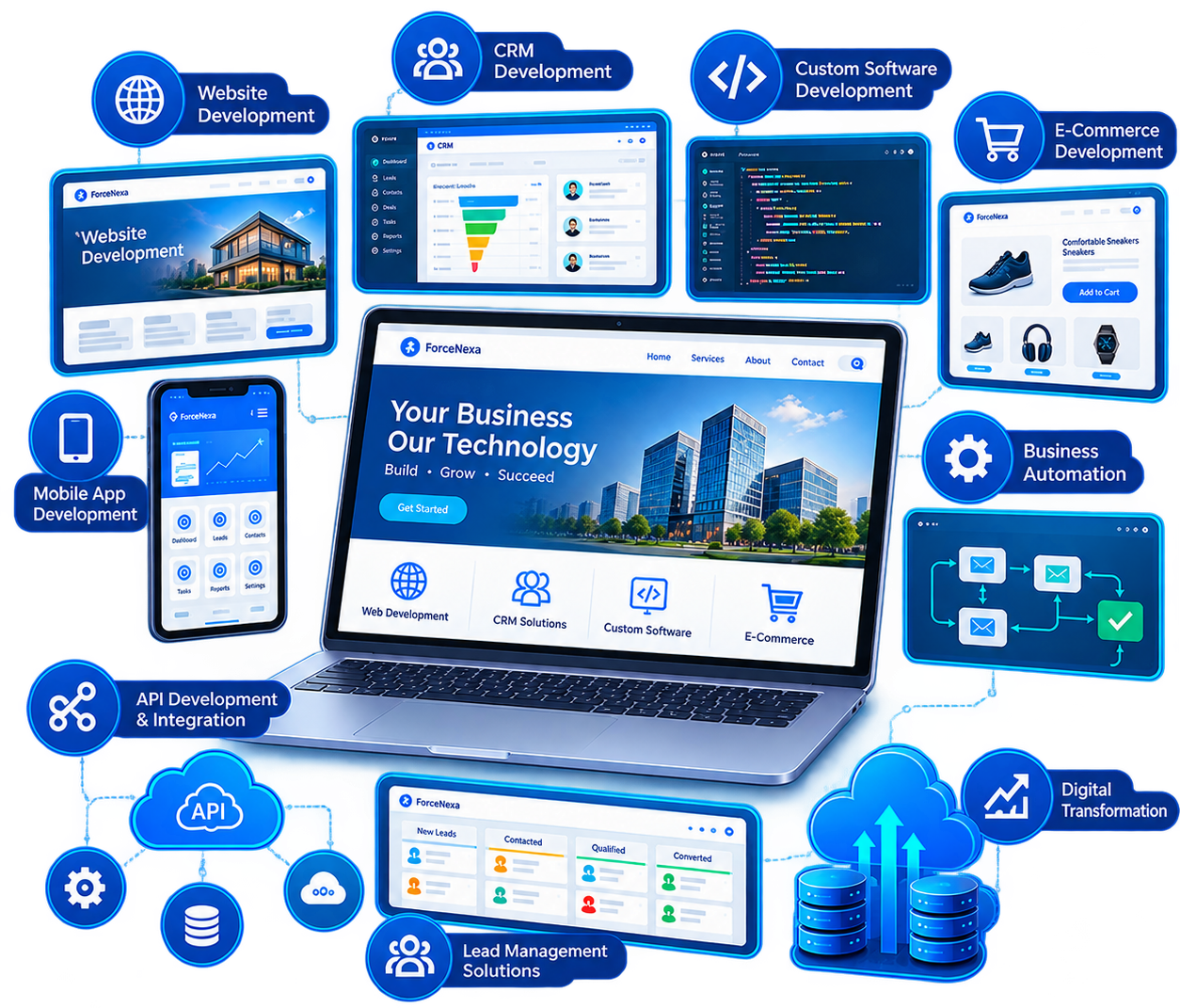 ForceNexa Business Software, CRM, Automation and Digital Solutions